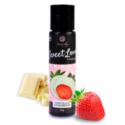 Topping Comestível - Morango com Chocolate Branco 55g