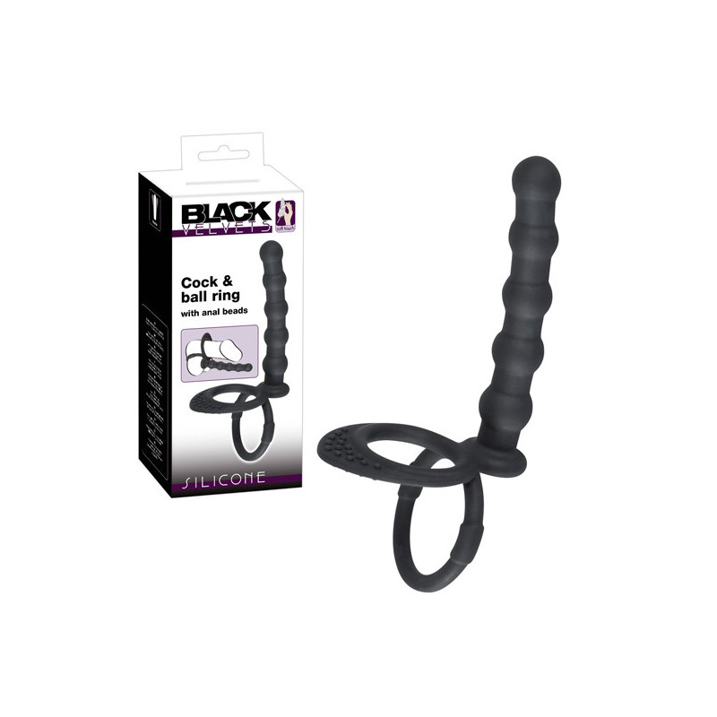 Anel Duplo & Tira Bolas Anal - Black Velvets Anel Duplo & Tira Bolas Anal - Black Velvets