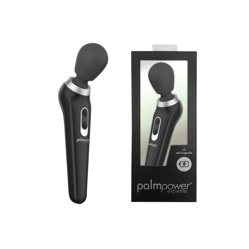 Massajador Carregável - PalmPower Extreme Preto