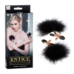 Pinças Mamilos Penas - Preto