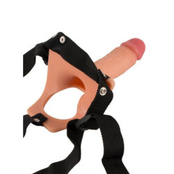 Extensor Realístico Dupla Penetração - 19cm