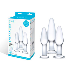 Kit 3 Plugs Anais Vidro