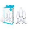 Kit 3 Plugs Anais Vidro