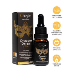 Gotas Estimulantes de Clítoris Com Vibração - Orgasm Drops Vibe 15ml