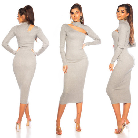 Vestido Lindsey - Cinzento