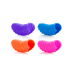 Conjunto 4 Dedeiras Estimuladoras - Swirls