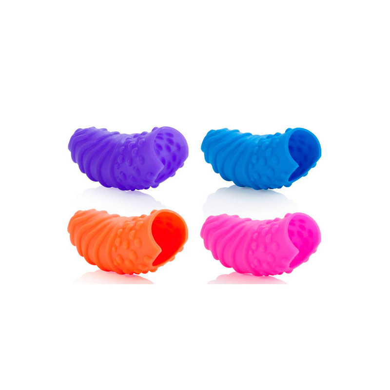 Conjunto 4 Dedeiras Estimuladoras - Swirls