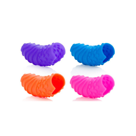 Conjunto 4 Dedeiras Estimuladoras - Swirls