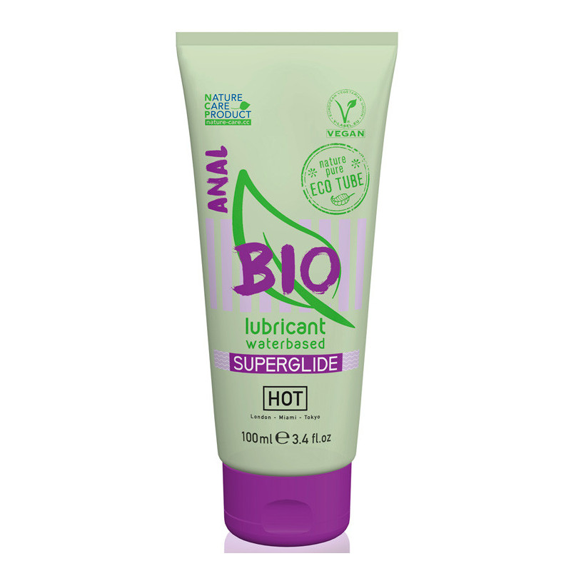 Lubrificante Anal Orgânico Vegan - Base de Água - 100ml