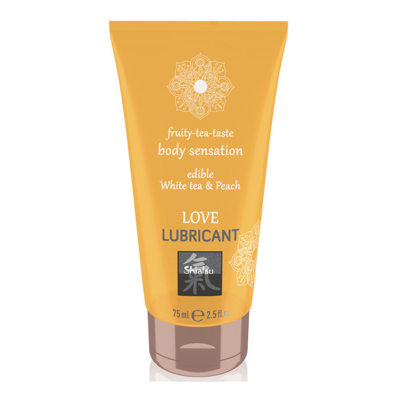 Lubrificante Comestível - Chá Branco e Pêssego - 75ml