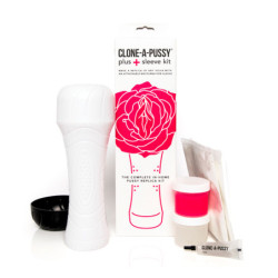 Kit Masturbador Réplica De Vulva - Clone-A-Pussy Silicone Rosa