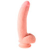 Dildo Realístico Elevada Qualidade Tripla Densidade - XL 18.5cm