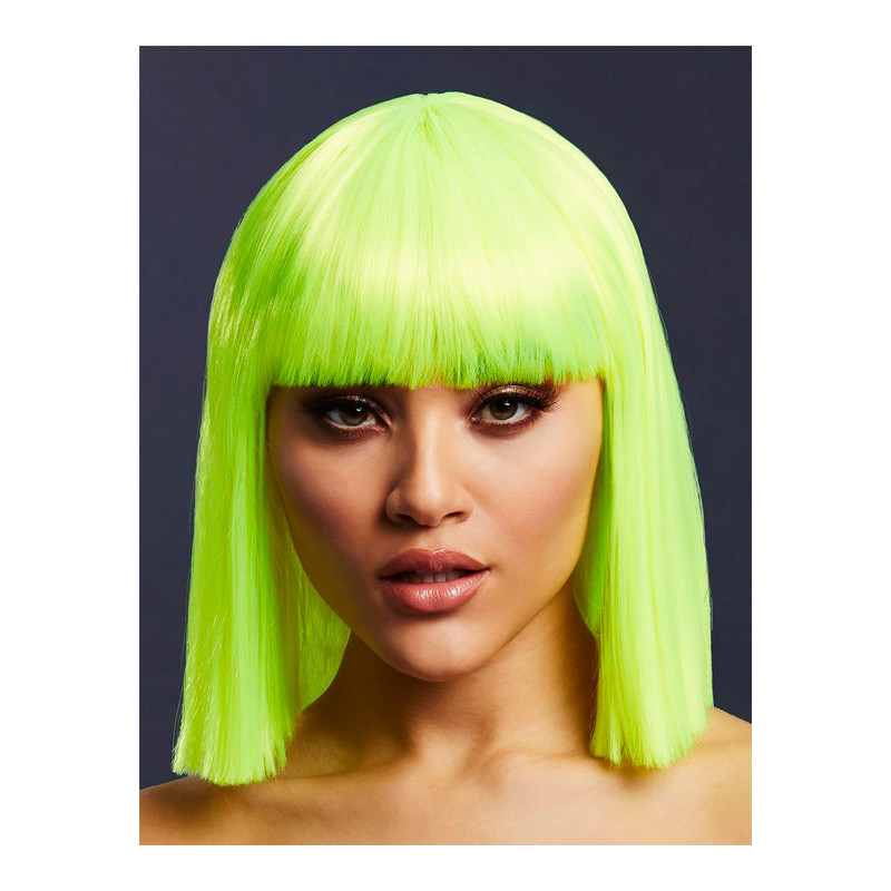 Peruca Lola Verde Lima Neon - Alta Qualidade