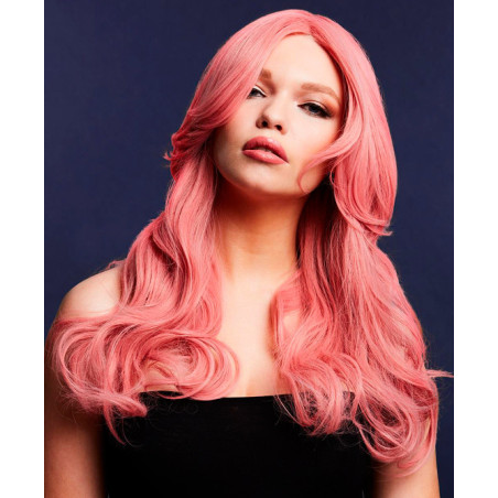 Peruca Nicole Rosa Ash - Alta Qualidade