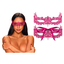 Máscara Bordada - Rosa