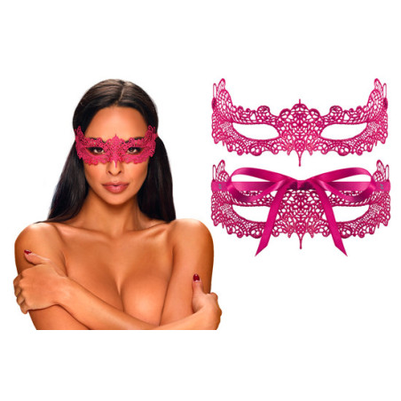 Máscara Bordada - Rosa