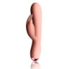 Vibrador Com Estimulador Clítoris Flutter - Rosa