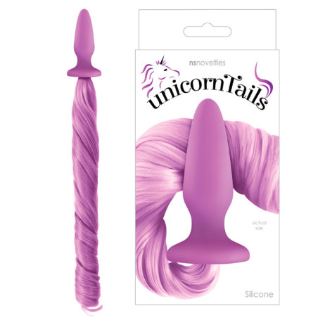 Plug Anal Unicórnio Roxo