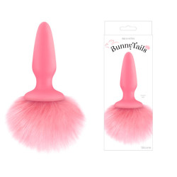 Plug Anal Rabo Coelhinho Silicone - Rosa