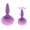 Plug Anal Rabo Coelhinho Silicone - Roxo