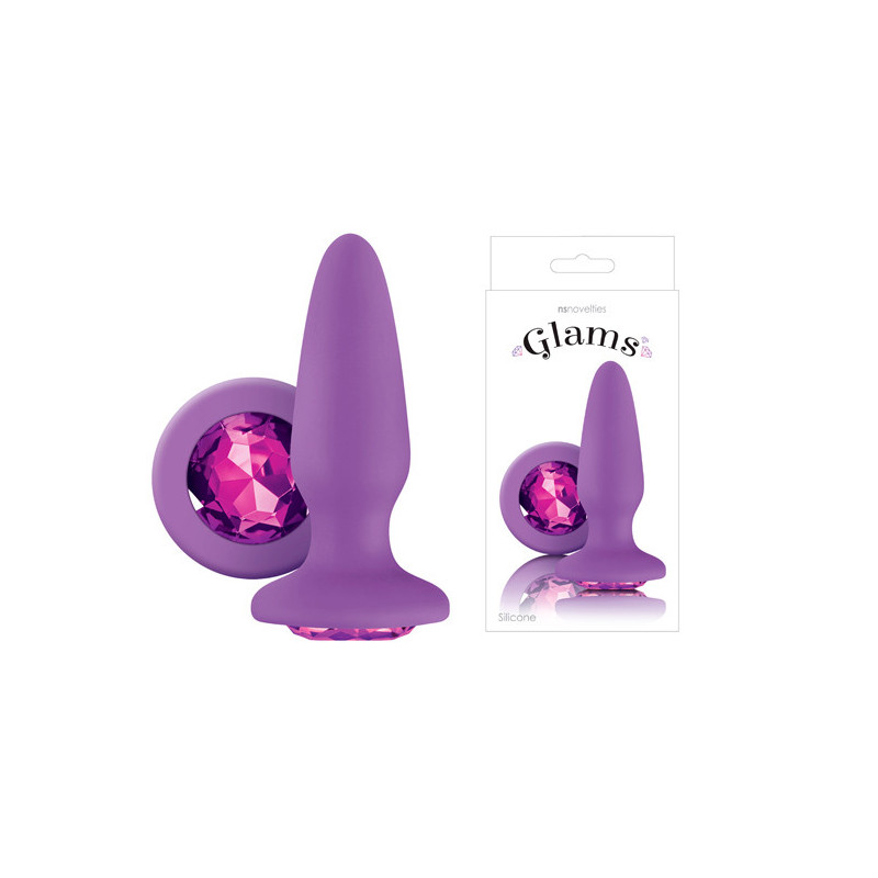 Plug Anal Glams - Roxo