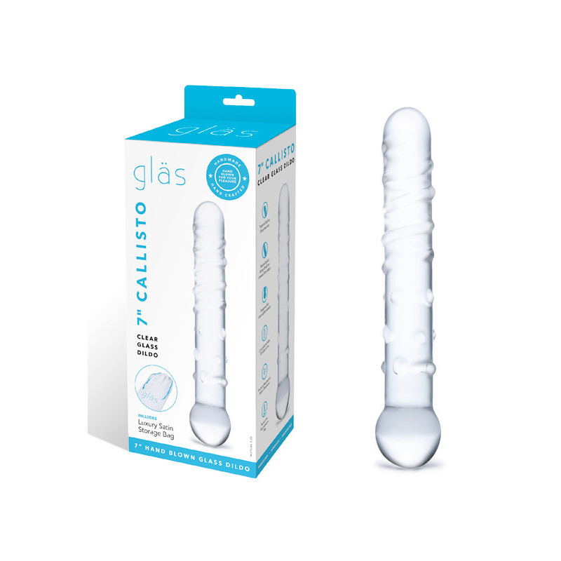 Dildo Gläs Callisto - 17.8cm