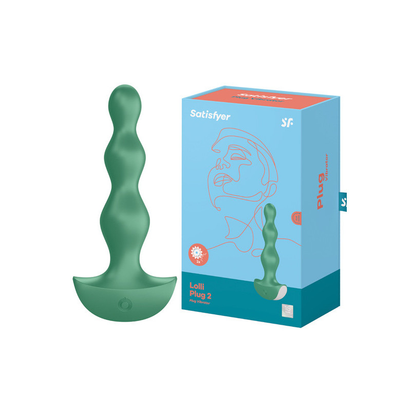 Tira Bolas Anal C/ Vibração - Lolli Plug 2 Satisfyer