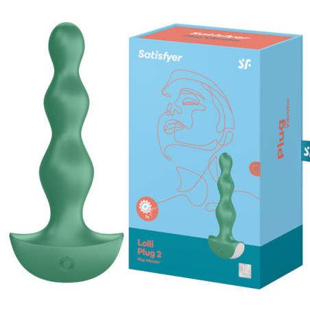 Tira Bolas Anal C/ Vibração - Lolli Plug 2 Satisfyer