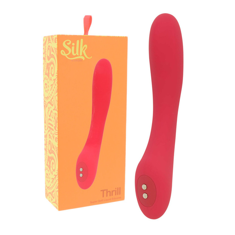 Vibrador Carregável Silicone Líquido - Thrill 14cm
