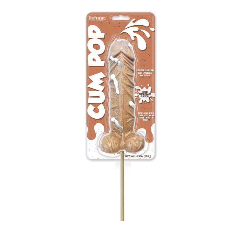 Chupa-Chupa Em Forma De Pénis - Chocolate  Leite 16cm