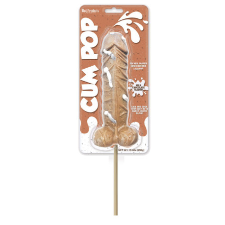 Chupa-Chupa Em Forma De Pénis - Chocolate  Leite 16cm