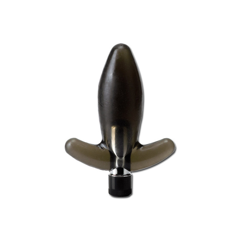Plug Anal Com Vibração - EZ Negro 8cm Plug Anal Com Vibração - EZ Negro 8cm