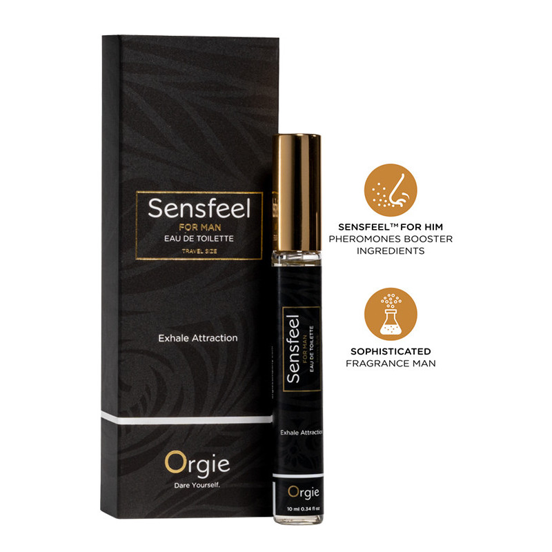 Perfume Com Feromonas Sensfeel Homem - 10ml Viagem