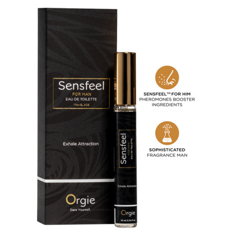 Perfume Com Feromonas Sensfeel Homem - 10ml Viagem