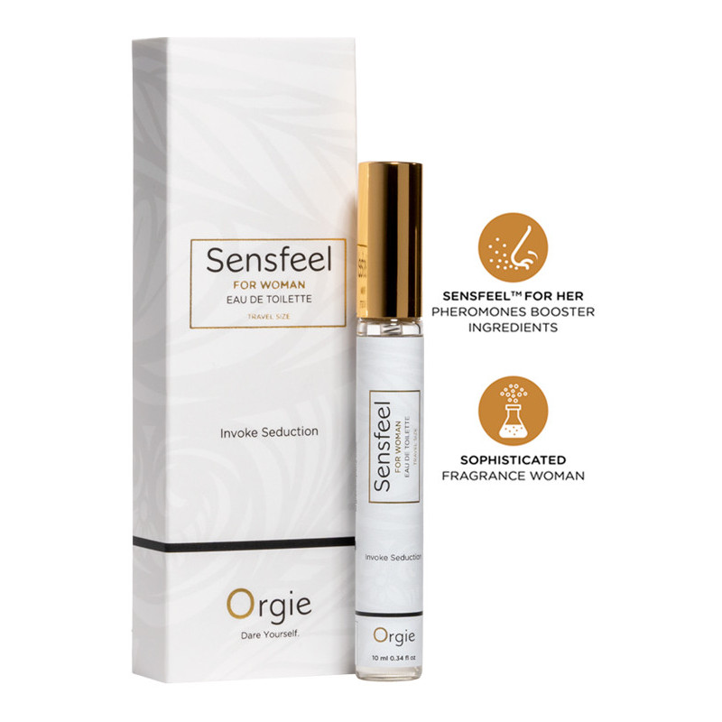 Perfume Com Feromonas Sensfeel Mulher - 10ml Viagem