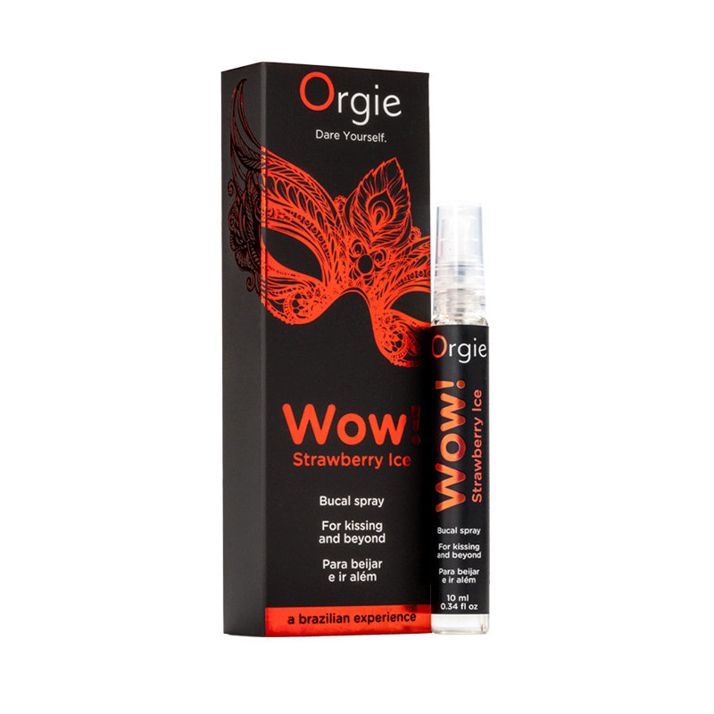 Spray Intensificador de Sexo Oral Wow - Morango 10ml