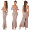 Vestido Mermaid - Bege
