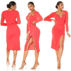 Vestido Kimia - Coral