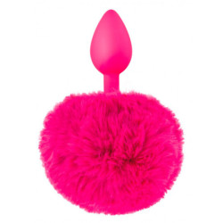 Plug Anal Rabinho De Coelhinha - Rosa Fuchsia