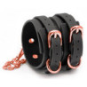 Algemas de Tornozelo - Preto & Rose Gold