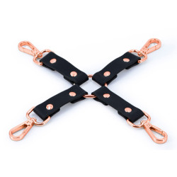 União Hogtie - Preto & Rose Gold