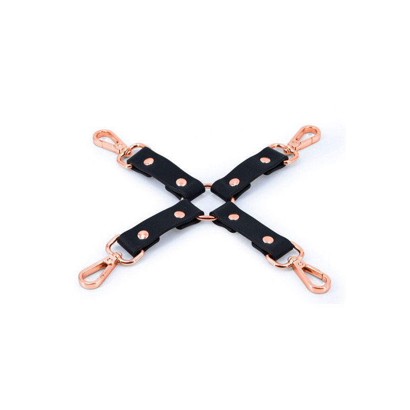 União Hogtie - Preto & Rose Gold