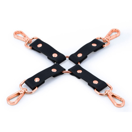 União Hogtie - Preto & Rose Gold