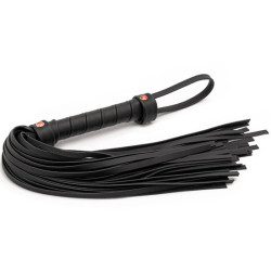 Chicote Flogger - Preto & Rose Gold