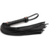 Chicote Flogger - Preto & Rose Gold