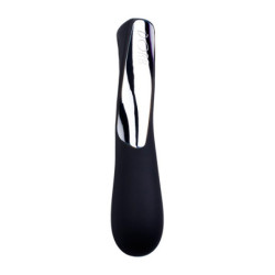 Vibrador Carregável Aura Dorr - Preto & Prateado