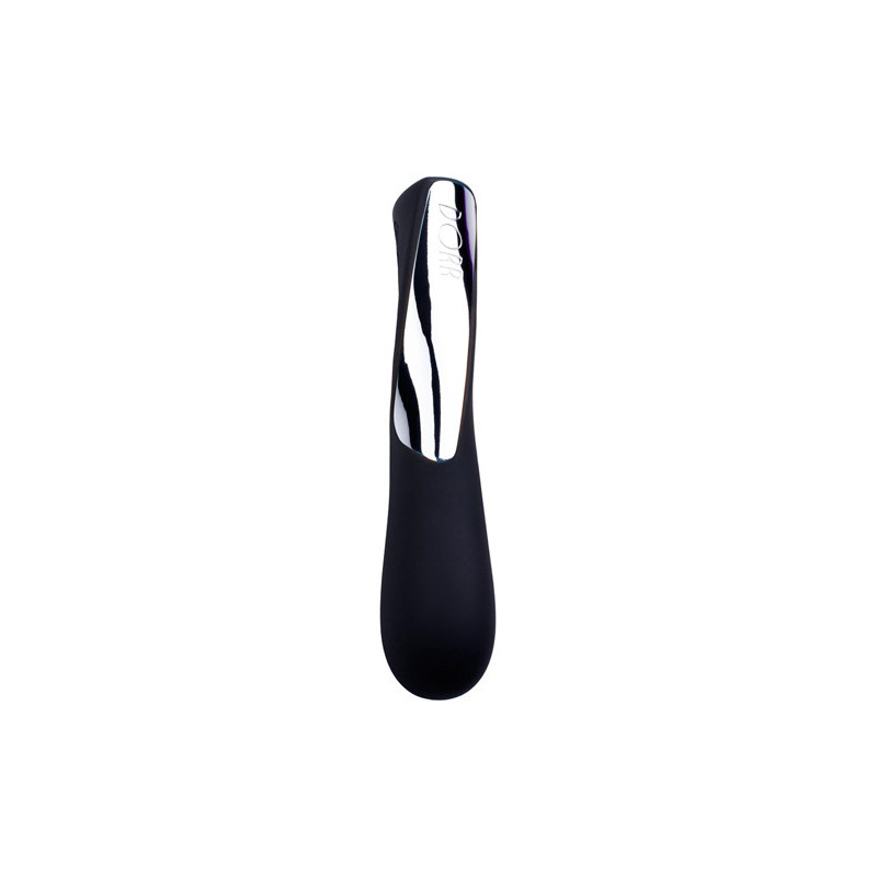 Vibrador Carregável Aura Dorr - Preto & Prateado