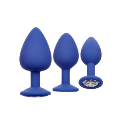 Kit 3 Botões Rosa Silicone - Cheeky Gems Roxo