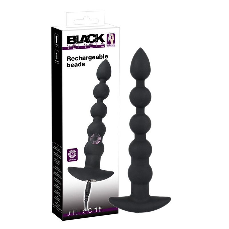 Tira De Bolas Anais Com Vibração - 19cm