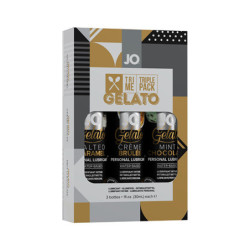 Kit 3 Lubrificantes Sabores - Gelato